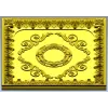 Aurelia Rosette Panel - Baroque Square Decorative STL