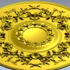Victorian Floral Rosette - STL 3D Model for CNC Milling