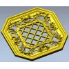 Octagonal Floral Lattice 3D STL for CNC