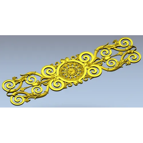 Aurelia Rosette Frieze - STL 3D model for CNC carving