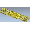 Aurelia Rosette Frieze - STL 3D model for CNC carving