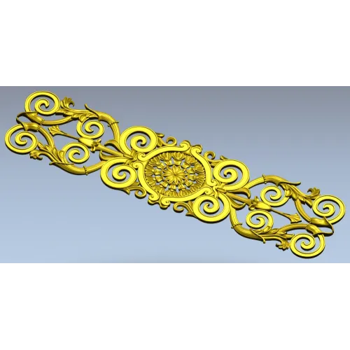 Aurelia Rosette Frieze - STL 3D model for CNC carving