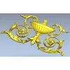 Acanthus Urn Cartouche - STL 3D model for CNC routing