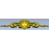 Rococo Shell Cartouche - STL 3D Model for CNC