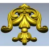 Rococo Acanthus Tassel STL for CNC