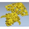 Акантовый картуш с розами - 3D модель STL для ЧПУ