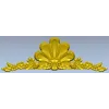 Shell & Garland Crest - STL 3D model for CNC carving