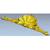 Shell & Garland Crest - STL 3D model for CNC carving