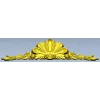 Shell & Garland Crest - STL 3D model for CNC carving
