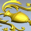 Акантовая урна - 3D модель STL для ЧПУ резьбы по дереву