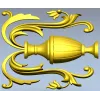 Акантовая урна - 3D модель STL для ЧПУ резьбы по дереву