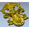 Рокайльный картуш - декоративная stl модель для ЧПУ