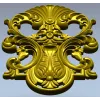 Рокайльный картуш - декоративная stl модель для ЧПУ