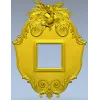Ornate Dove Crest Frame STL for CNC