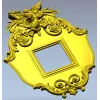 Ornate Dove Crest Frame STL for CNC