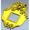 Ornate Dove Crest Frame STL for CNC