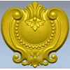 Барочный картуш STL для ЧПУ - рельефная накладка