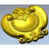 Барочный картуш STL для ЧПУ - рельефная накладка