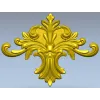 Резной картуш с акантом - 3D модель STL для ЧПУ