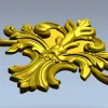 Резной картуш с акантом - 3D модель STL для ЧПУ