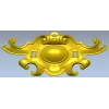 Rococo Cartouche 3D STL for CNC