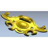 Rococo Cartouche 3D STL for CNC
