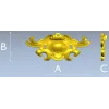 Rococo Cartouche 3D STL for CNC