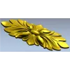 Листовой картуш для ЧПУ - 3D модель STL для декоративной накладки