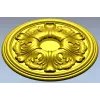 Acanthus Rosette Medallion - 3D STL model for CNC