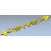 Grapevine Decorative Frieze STL 3D Model for CNC