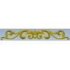 Baroque Acanthus Horizontal Ornament STL for CNC