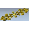 Rococo Acanthus Horizontal Ornament STL