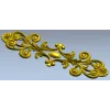 Rococo Acanthus Horizontal Ornament STL
