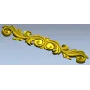 Горизонтальный орнамент в стиле рококо - 3D модель STL для ЧПУ