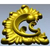 Декоративный угловой картуш акантовый - STL модель для ЧПУ