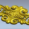 Декоративный картуш "Флоренция" - 3D модель STL для ЧПУ