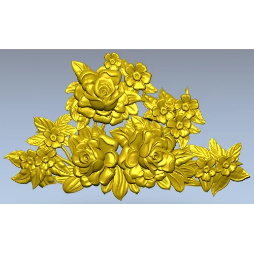 Розовый картуш - 3D модель STL для фрезеровки