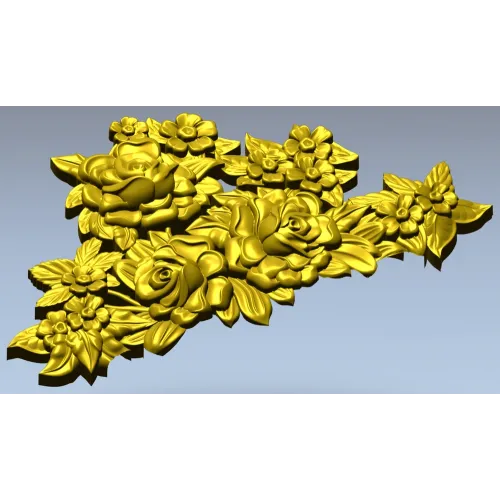 Розовый картуш - 3D модель STL для фрезеровки