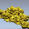 Розовый картуш - 3D модель STL для фрезеровки