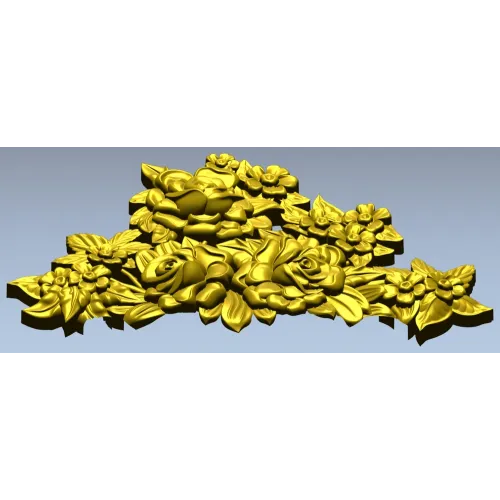 Розовый картуш - 3D модель STL для фрезеровки