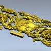 Neoclassical Urn Cartouche - STL 3D Model for CNC