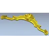Картуш в стиле рококо - 3D модель STL для ЧПУ