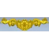 Baroque acanthus applique - STL 3D model for CNC