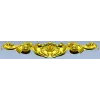 Baroque acanthus applique - STL 3D model for CNC