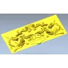 Картуш с парными грифонами - 3D панель для ЧПУ (STL)