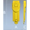 Classical Rosette Laurel Vertical Applique STL