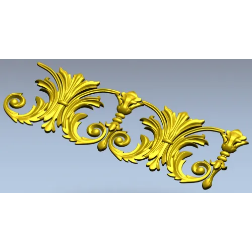 Acanthus Frieze STL 3D model for CNC carving