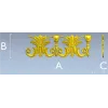 Acanthus Frieze STL 3D model for CNC carving