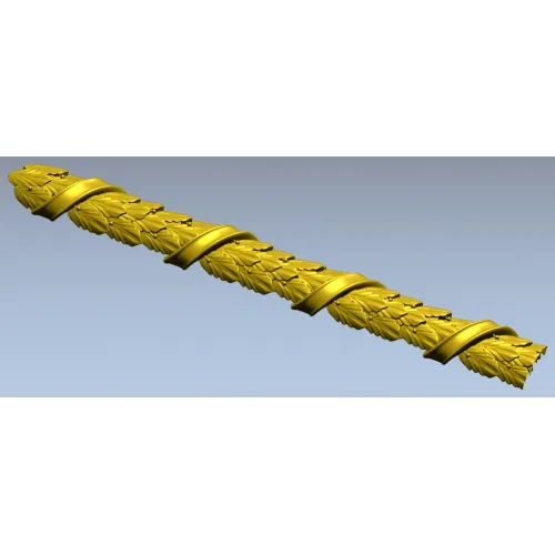 3D модель STL - Лавровая Спираль для ЧПУ