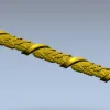 3D модель STL - Лавровая Спираль для ЧПУ